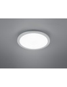 Plafoniera Rotonda Tiberius Led Ø30 cm Alluminio Trio Lighting