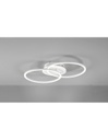 Plafoniera Soffitto 2 Cerchi Led 4000k Dimmer Venida Bianco Trio Lighting