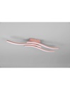 Plafoniera Soffitto Moderna 3 Bacchette Led 4000k Route Oro Rosa Trio Lighting