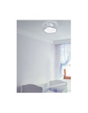 Plafoniera Stanza Bambino Moony Azzurro Decori Lune e Stelle Ø40 cm Trio Lighting