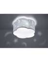 Plafoniera Stanza Bambino Moony Azzurro Decori Lune e Stelle Ø40 cm Trio Lighting
