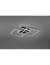 Plafoniera Venida Doppio Quadrato Nero Led 25w Dimmerabile L57 cm Trio Lighting