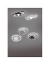 Plafoniera Zibal Alluminio Spirale Led 22w Dimmerabile Ø39 cm Trio Lighting