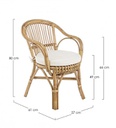 Poltrona da Esterno Barina New rattan
