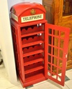Mobile cantinetta cabina telefonica inglese cm 44x44h120