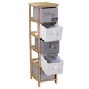 Mobiletto brenda cassettiera bottone 5 cassetti cm 26x32h98