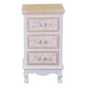 Mobiletto legno andorra 3 cassetti cm37x30h68