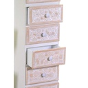 Mobiletto legno andorra 6 cassetti cm 29x23h95