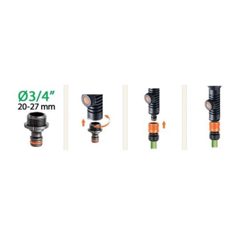Presa irrigatore 3-4&quot; maschio