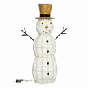 Pupazzo di Neve led 3D H105 cm 220 LED Serie