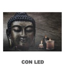 Quadro led buddha cm 60x2