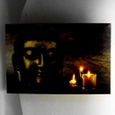 Quadro led buddha cm 60x2