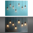Quadro led lampadine cm 60x40x1