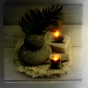 Quadro led zen cm 40x2