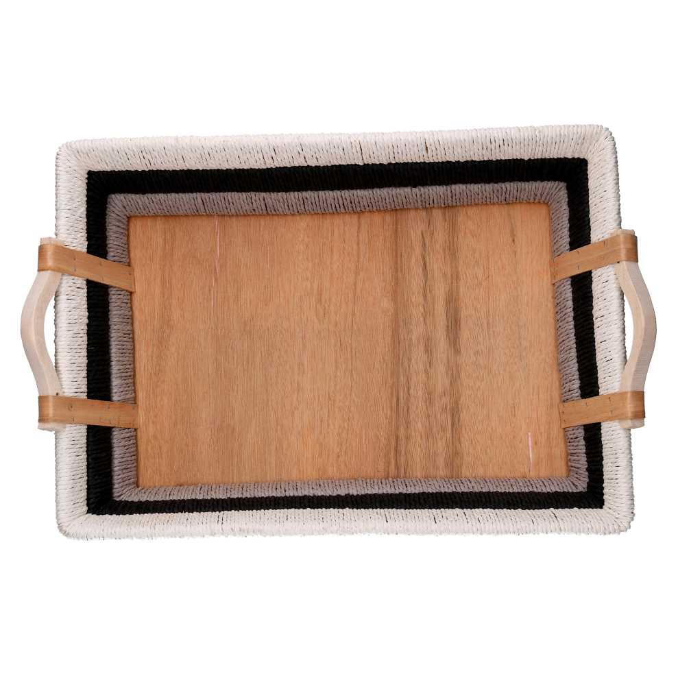 Quadro legno fiori nero tondo cm ø80h2