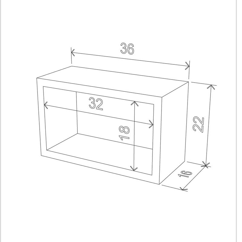 Quadro rettangolare Monroe decorazione murale cm 36 x 18 x 22 h