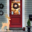 Renna 3D H85cm HR 120 LED Serie LHC Luci di Natale