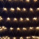 Rete 400 led luce bianco caldo al. fissa cm400x150