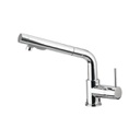 Rubinetto miscelatore paini monoforo cromato per lavello doccia estraibile EFFEZ