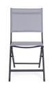 SEDIA PIEGHEVOLE ELIN ANTRACITE-GRIGIO