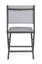 SEDIA PIEGHEVOLE ELIN ANTRACITE-GRIGIO