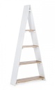 Scaffale in MDF Bianco quattro ripiani MAiSON 65x17x h137 cm