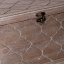 Scatola legno 1-2 marrone rettangolare cm39,4x24,1h24,8