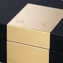 Scatola legno 1-2 nero rettangolare cm31x20h10
