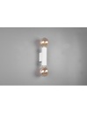 Applique Doppia Emissione 2xE27 Vannes Bianco H18 cm Trio Lighting