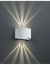 Applique Doppio Fascio Led Rosario Bianco H15 cm IP44 Trio Lighting