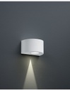 Applique Doppio Fascio Led Rosario Bianco H15 cm IP44 Trio Lighting