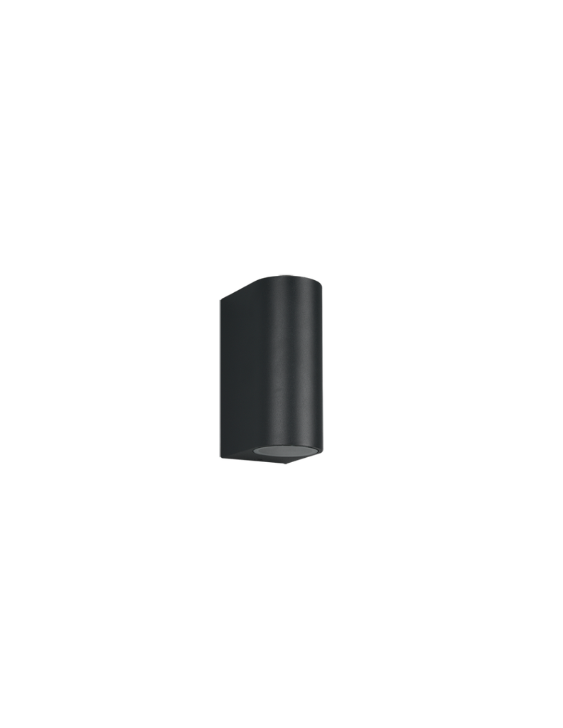 Applique Doppia Emissione Led Stondata Roya Antracite H15 cm IP44 Trio Lighting