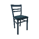 Sedia Cromica blu EFFEZ