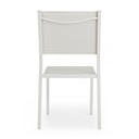 Sedia Hilde bianco Cloud da esterno cm 46 x 57 x 88 h