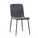 Sedia Patrug in tessuto grigio  83x56x43 cm