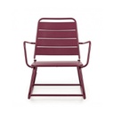 Sedia a dondolo bordeaux bizzotto lillian