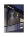 Applique Doppio Fascio Led Rosario Bianco H15 cm IP44 Trio Lighting