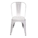Sedia ferro new bristol bianco antico cm 51x43h84