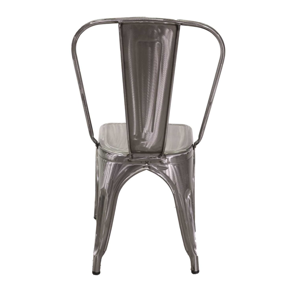 Sedia ferro new bristol galvanizzato cm 51x43h84