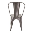 Sedia ferro new bristol galvanizzato cm 51x43h84