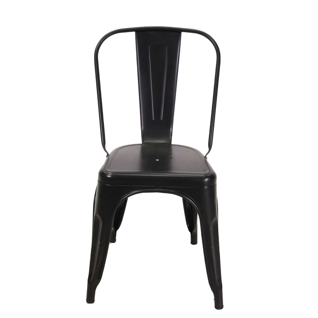 Sedia ferro new bristol nero cm 43x43h45/84