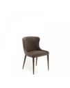 Sedia in Microfibra Afrodite visone STS