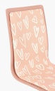 Sedia ufficio acciaio similpelle Young Hearts cm 42,5 x 40 x 87