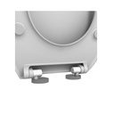 Sedile wc copriwater modello AP slow close bianco
