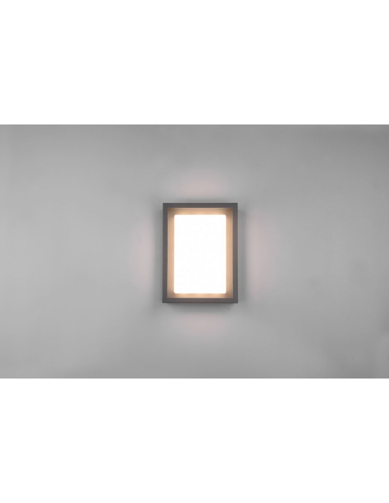 Applique Esterno Led Dip Switch Witham Antracite IP54 Trio Lighting