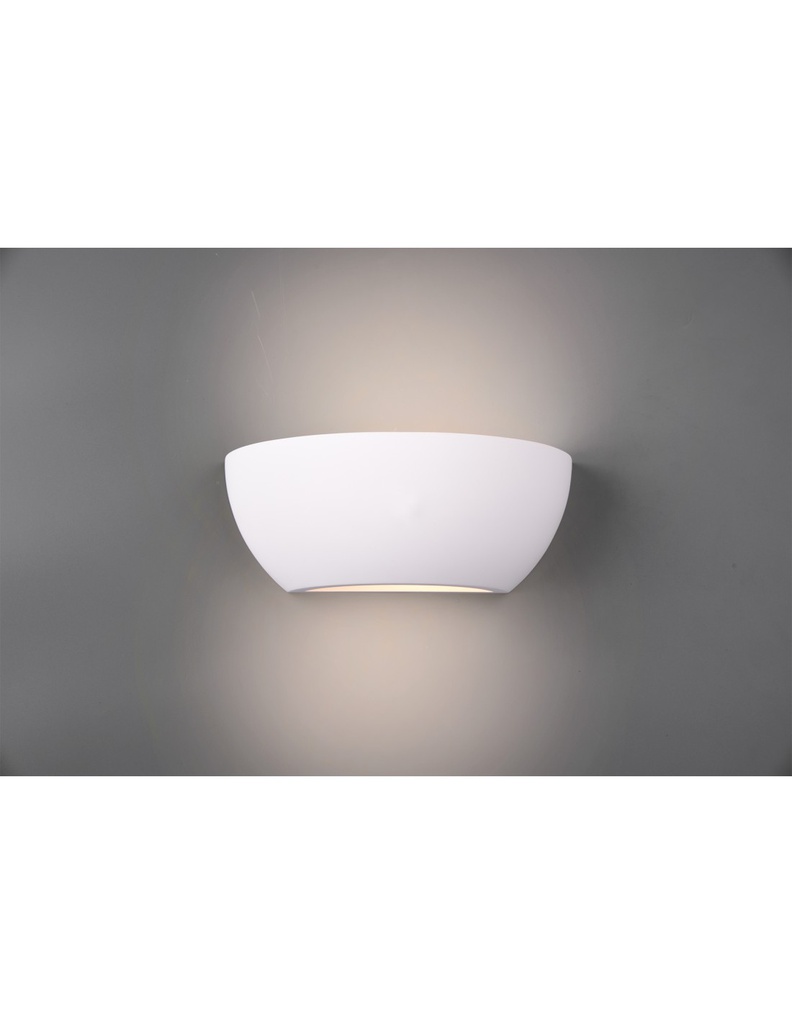 Applique Gesso Doppia Luce Roma Verniciabile Trio Lighting