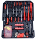 Set attrezzi valigia trolley con utensili in alluminio 826pz