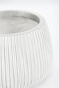 Set3 P.Vaso Ribbed Bomb Bianco Alto