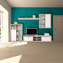 Soggiorno moderno Sunset rovere sonoma e bianco EFFEZ