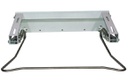 Staffe mobili a gas bianco con supporti cromo